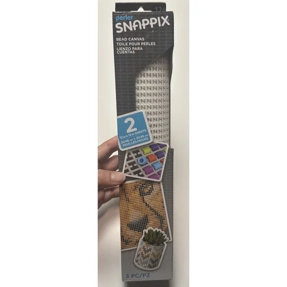 Craft Sensory Activity Snapped Bead Canvas 2 Sheets, Beads NOT‎ Included