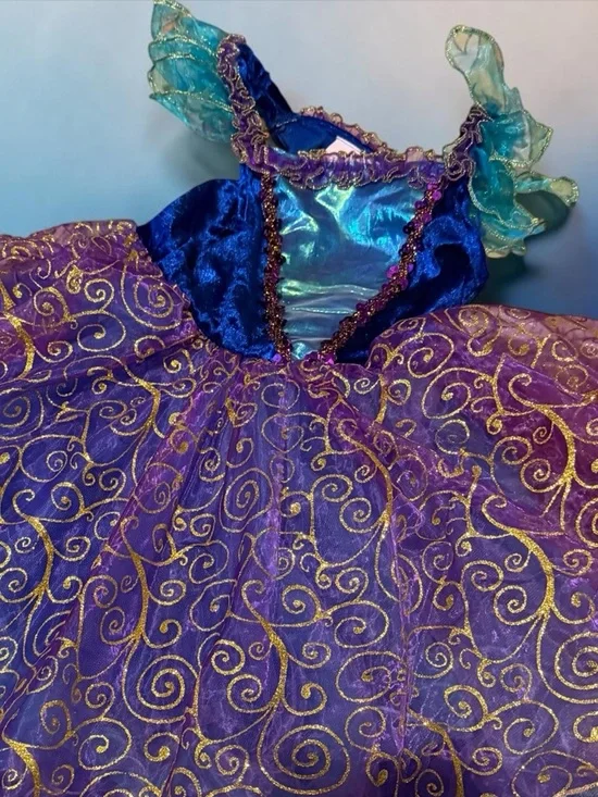 Fairy Dust Peacock Kids Dress Up Costume Dress Only