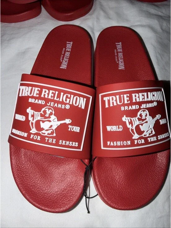 mens true religion slides