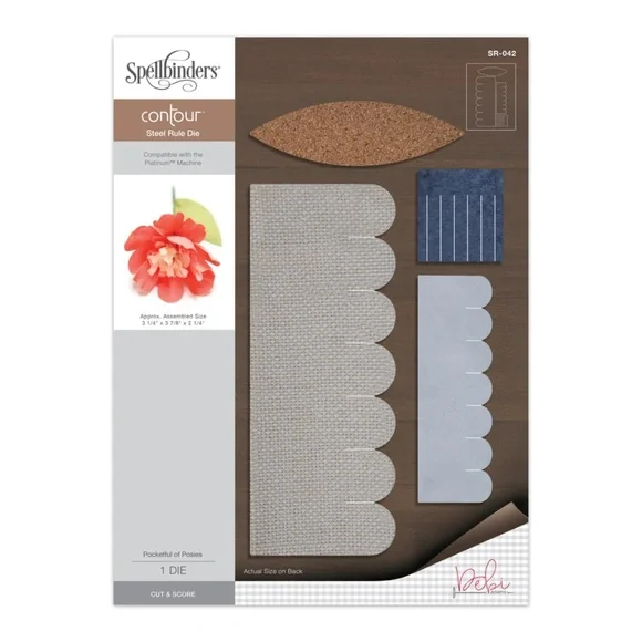 XL Spellbinders pocket full of posies die cut