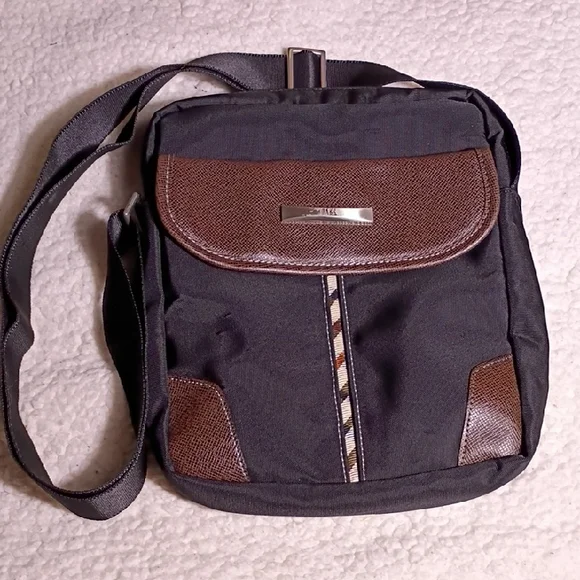 Stylish Black and Brown Men's Bag‎