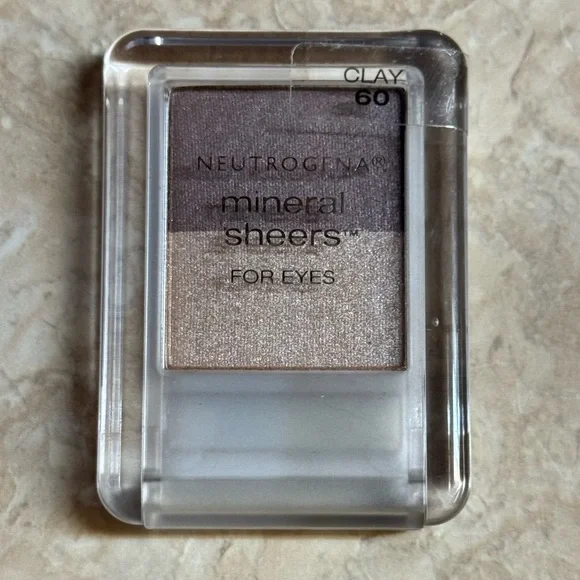 Neutrogena Mineral Sheers for Eyes Eyeshadow Palette Duo 60 Clay NWT Sealed