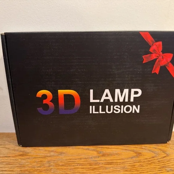 3D Girl singers Night Light LED Illusion Lamp with Remote Control