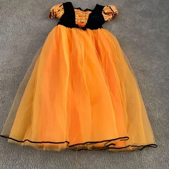 Kids Witch Dress Halloween Costume Size L (10-12) *Dress Only