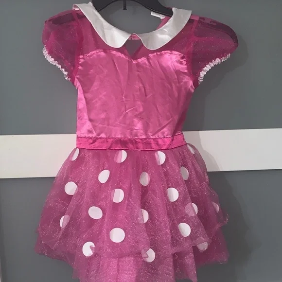 Disney  Minnie  Pink Polka Dot Kids Costume