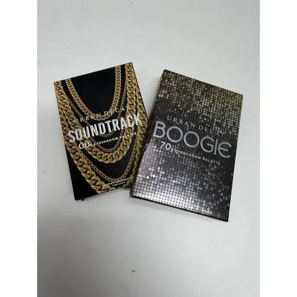 Urban Decay Eye Shadow Palettes Set Of 2 70’s Boogie & 00’s Soundtrack NIB