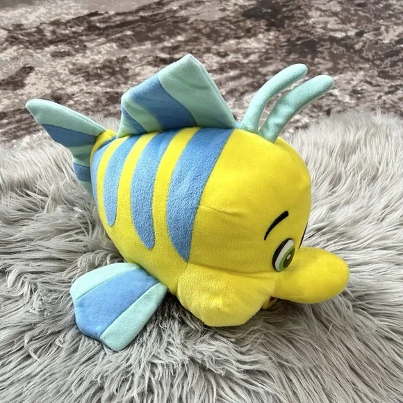 Disney Flounder Plush Ariel The Little Mermaid 15