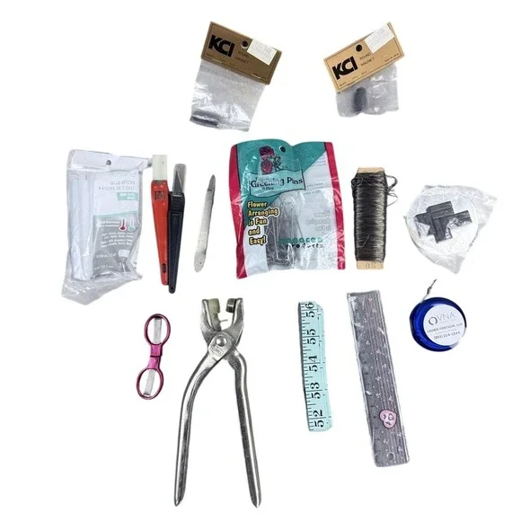 Ashland KCI Panacea Craft Lot Glue Sticks Magnets Greening Pins Wire Tools‎