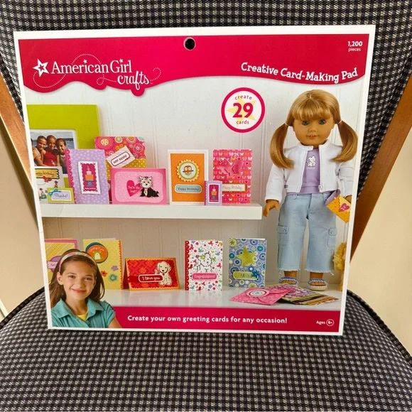 American Girl Card-Making Kit with Colorful Designs 29 Cards