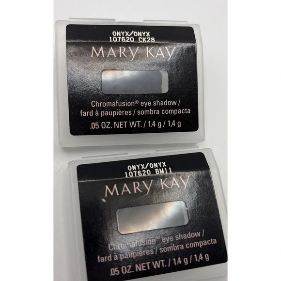 Mary Kay CHROMAFUSION EYE SHADOW 0.05 Oz Onyx 107620 Lot Of 2 New