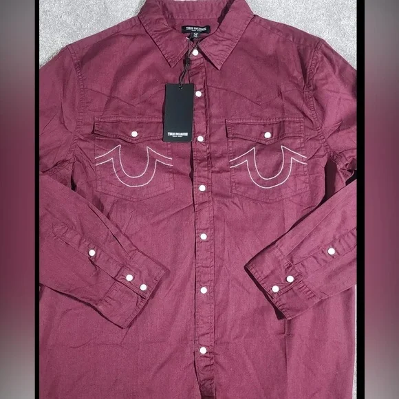 NWT True Religion men’s shirt western style