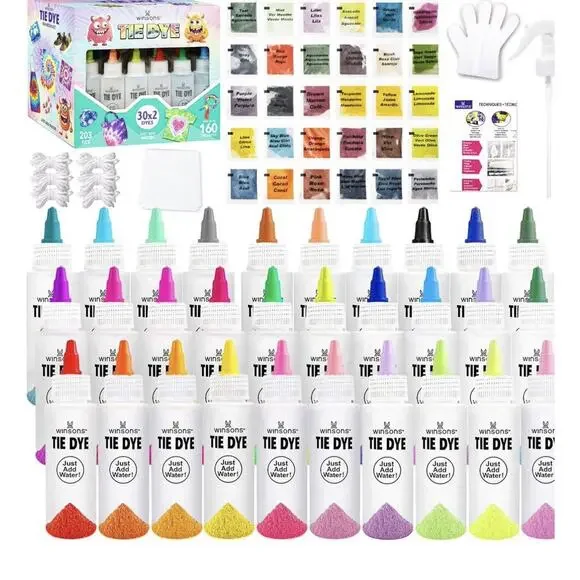30X2 Colors Tie Dye Kit, Tie Dye Set for Kids / Adults New