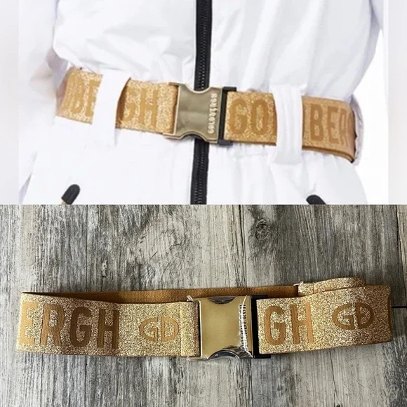 Goldbergh Gold Buckle Ski Belt