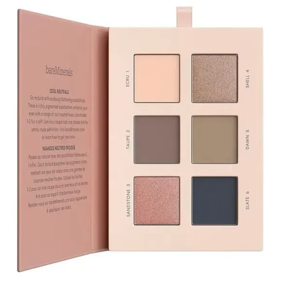 bareMinerals Mineralist Eyeshadow Palette Six Shades Vegan Ultranatural