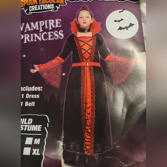NWT VAMPIRE PRINCESS GIRLS SMALL