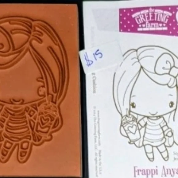 Frappi Anya Clear Rubber Stamp - Untrimmed