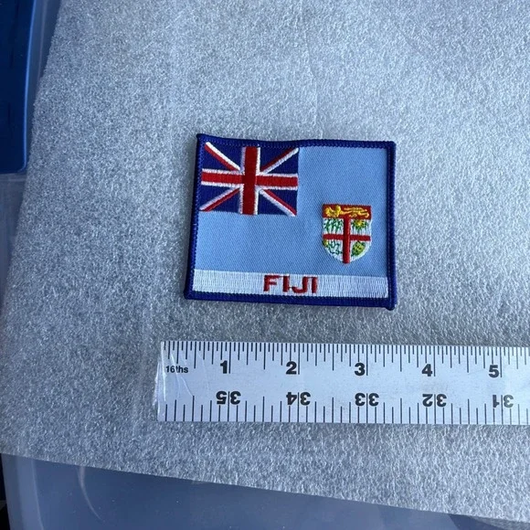 Fiji Flag Patch Souvenir Emblem Sew On Iron On Collectible‎