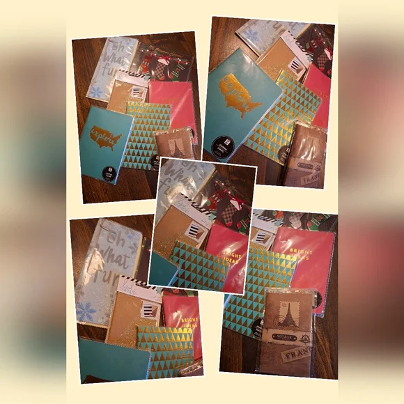 Planner Packs Notebooks Journals Paper Clips Cards Envelopes Supplies Crafts Lot