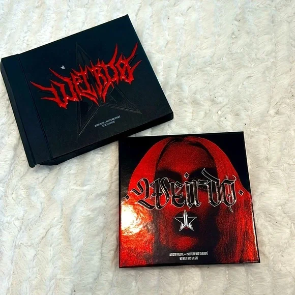 Jeffree Star cosmetics, weirdo, artistry, eyeshadow, palette new inbox 9 colors