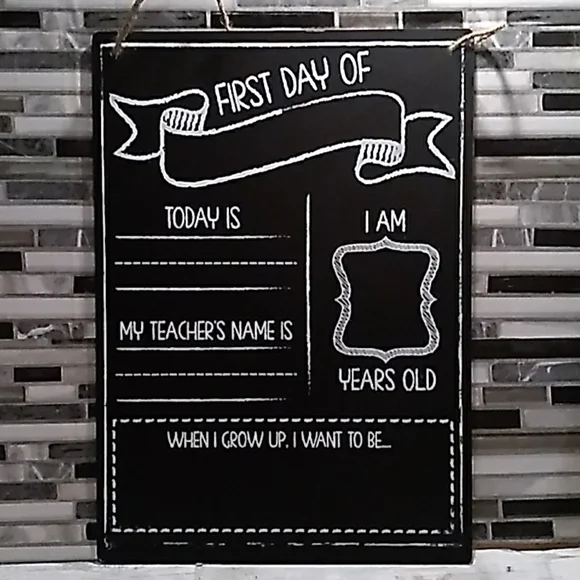 New 10 x 14 chalkboard photography sign