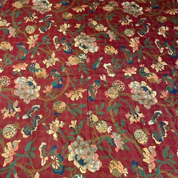 Boussac of France for Kenmill Vintage Fabric 3 1/3 Yards 100% Pre Shrunk Cotton