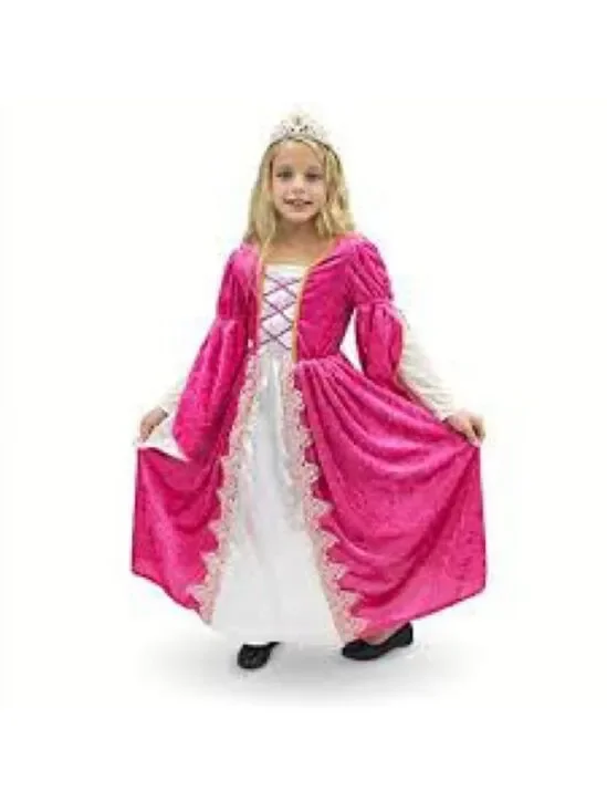 Kids Queen/Princess Dress and Crown Costume for dress up Kids Size 5-6 years NWT