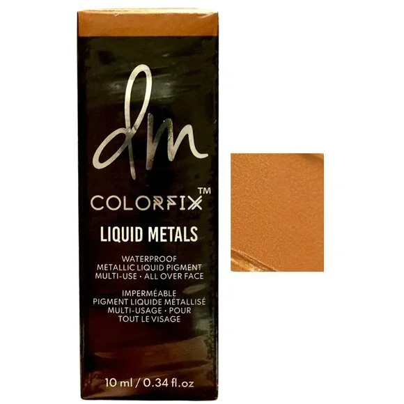 Danessa Myricks Colorfix Liquid Metals Gilded Bronze Gold Metallic Pigment 10ml