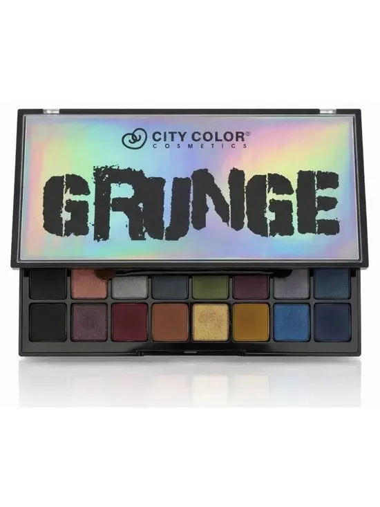 Grunge 18 Shade Eyeshadow Palette - with Mirror