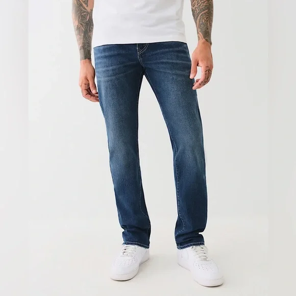 TRUE RELIGION RICKY SINGLE NEEDLE STRAIGHT MEN’S JEAN