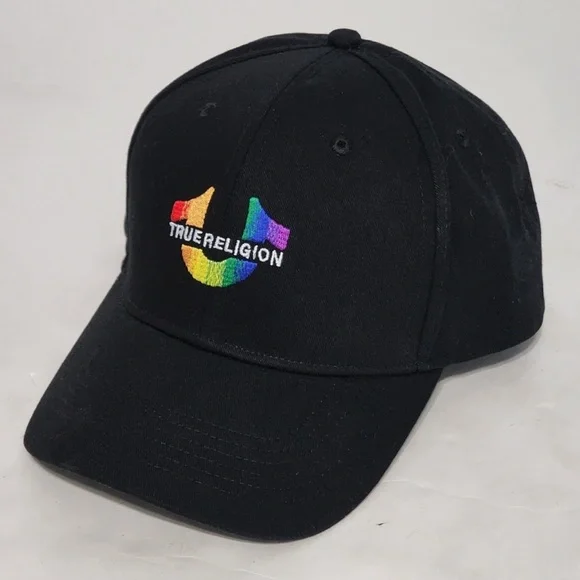True Religion Black Pride‎ Adjustable Hat