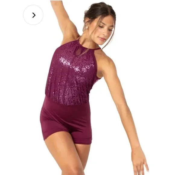 Alexandra Collection Endless Love Sequin Dance Costume Sz Y12