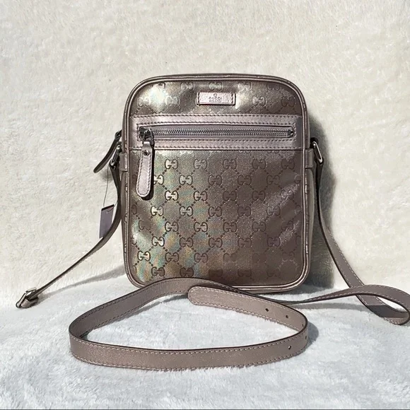 NWT Authentic Gucci “Imprime” Pilot Messenger Bag