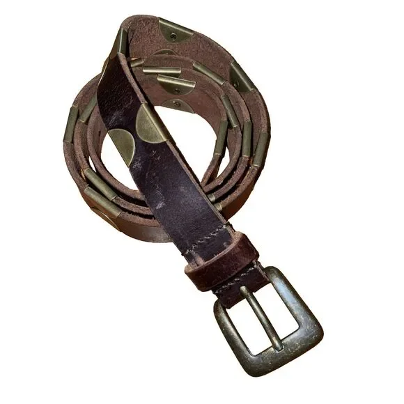 Lucky Brand Brown Leather Belt Large 1