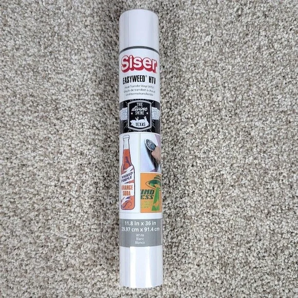 Siser EasyWeed HTV Heat Transfer Vinyl 11.8 in x 36 in White