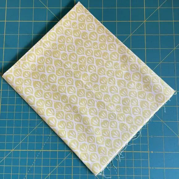 Original Timber & Leaf Sarah Watts FQ Yellow Blend Fabrics Organic