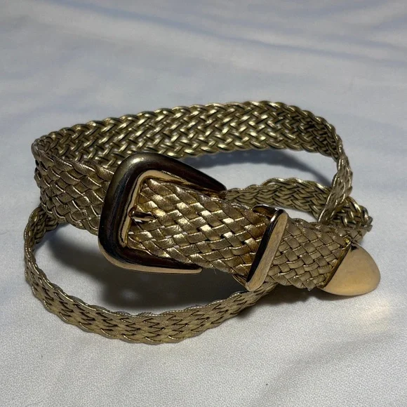 Gold Braided Women's Belt