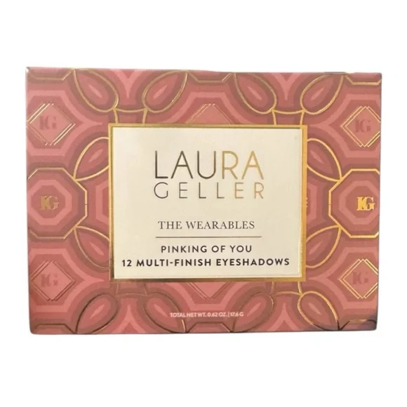Laura Geller The Wearables “Pinking of You” 12 Shade Eyeshadow Palette NIB
