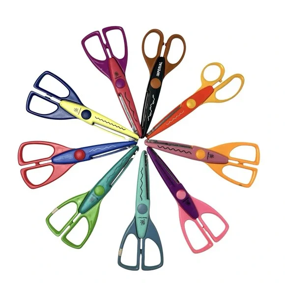 Provo Craft Paper Shapers‎ Crafting Scissors Lot 9 Scrapbooking Decorative Edge