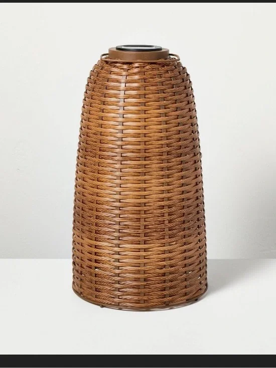 Woven Solar Lantern Tall - Hearth & Hand™ with Magnolia