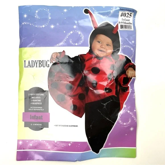 Rubie's Baby Ladybug Halloween Costume Newborn 0-9 Months