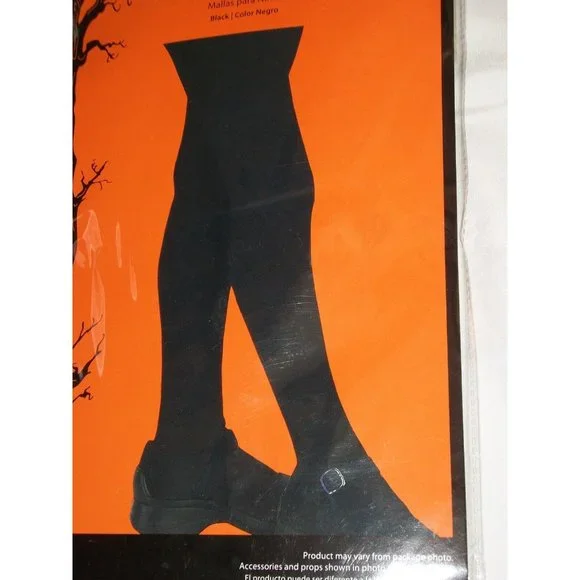 Children's Black Tights Girls Regular Waist 21