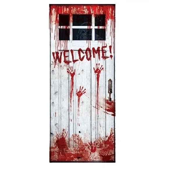 Fun‎ World - Bloody Door Halloween Party Door Cover Halloween Decoration 30