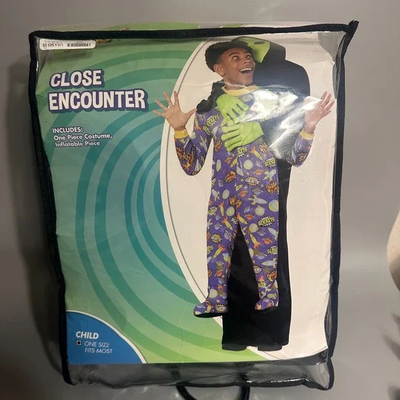 Spirit Halloween Close Encounter Alien Abduction Costume Child One Size