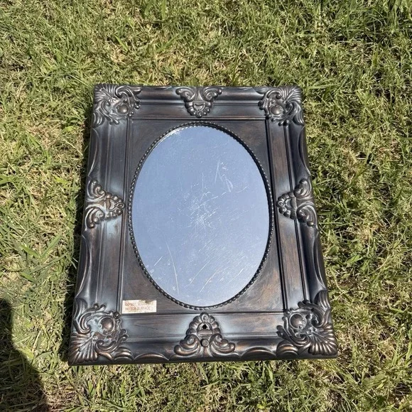 Vintage Gemmy Haunted Portrait Skull Mirror Animated Halloween Tested Working