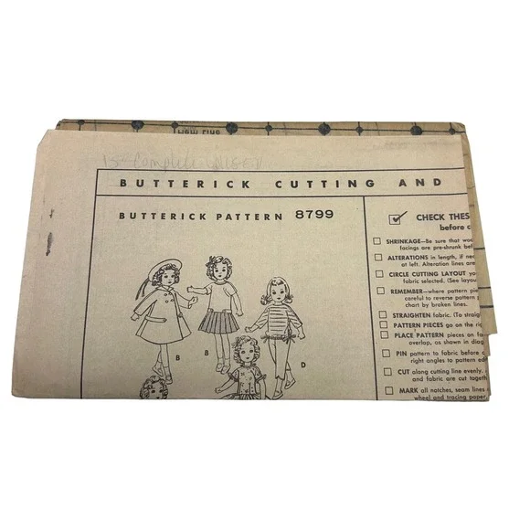 Butterick Vintage Mail Order‎ Pattern #8799 15