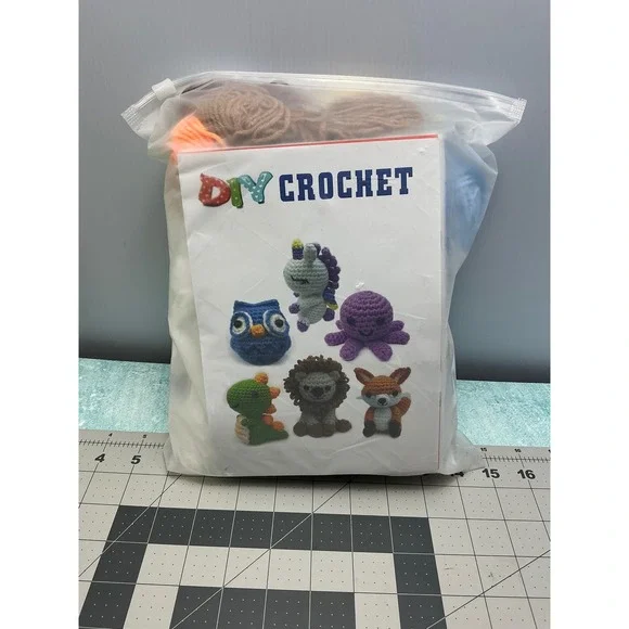 DIY Crochet Kit Amigurumi Animal‎ Crochet Set Beginners Complete Craft Project