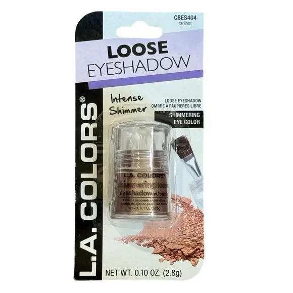 LA Colors Shimmering Loose Eyeshadow Radiant .10oz Sealed‎ CBES404