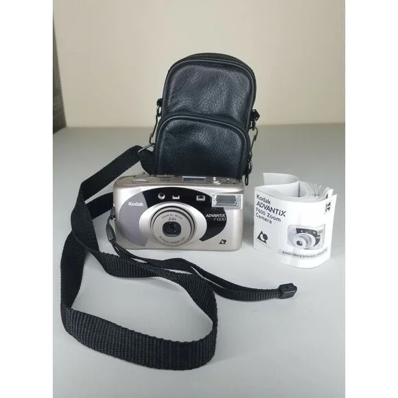 Tested Kodak Advantix F600 Zoom APS SLR Vintage Film Camera w/ Case & Manual