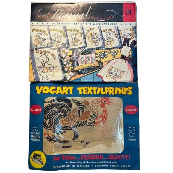 Vogart Vintage Hot Iron‎ Transfers #104 