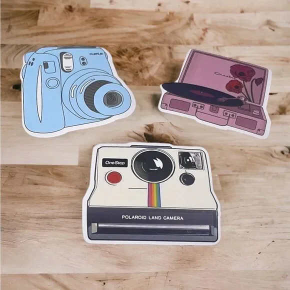 NWT Wool + Pepper Co. Retro Tech Sticker Pack (3 stickers)
